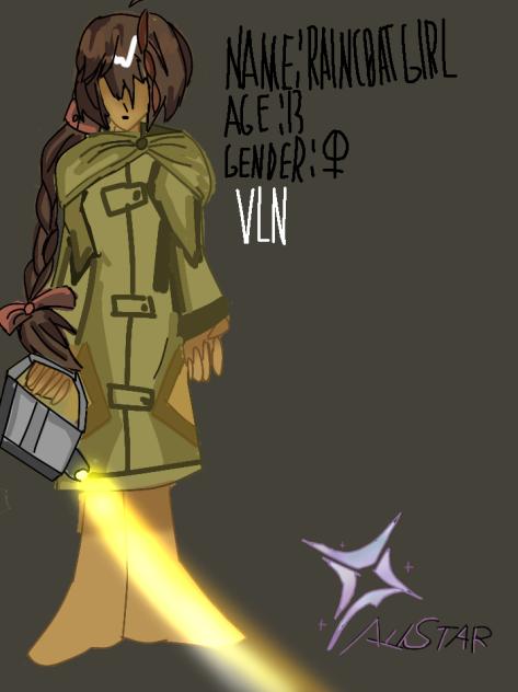 raincoat girl revamp au new desain