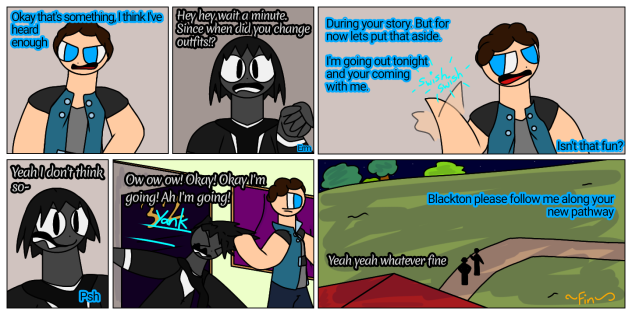 Blackton's fall... p7 Half FNaF Comic