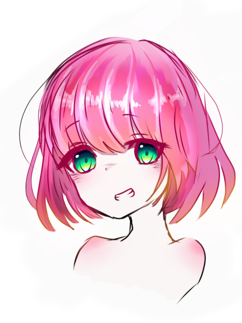 かぐねこさんの線画塗らせていただきました2