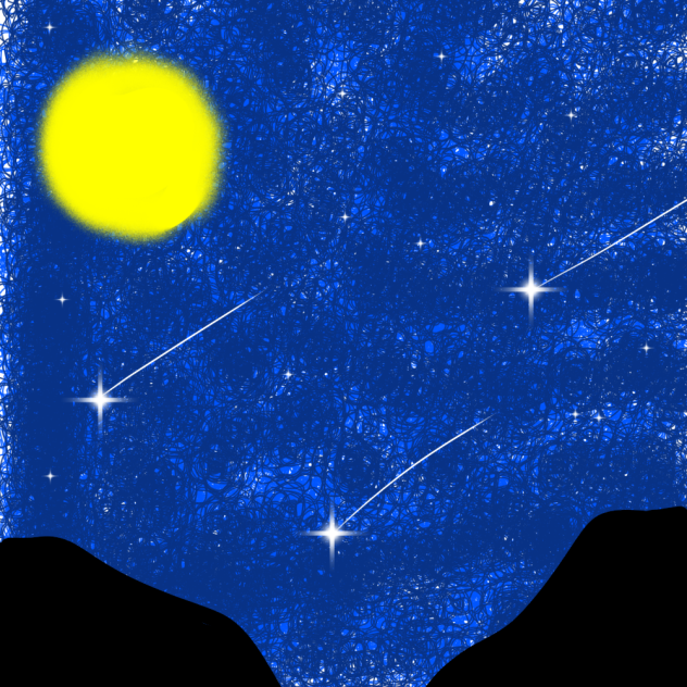 夜の星空2