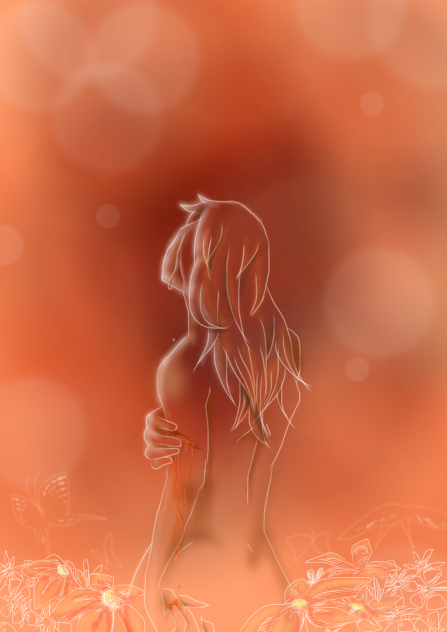 オレンジの女