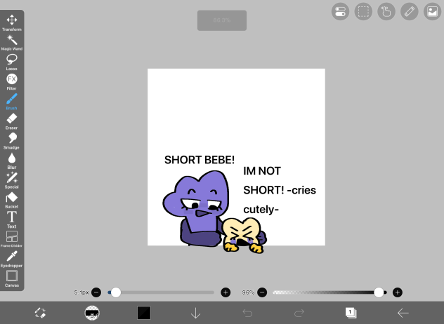 IM NOT SHORT😭😭