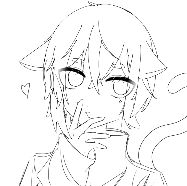 ねこの線画でｓ−