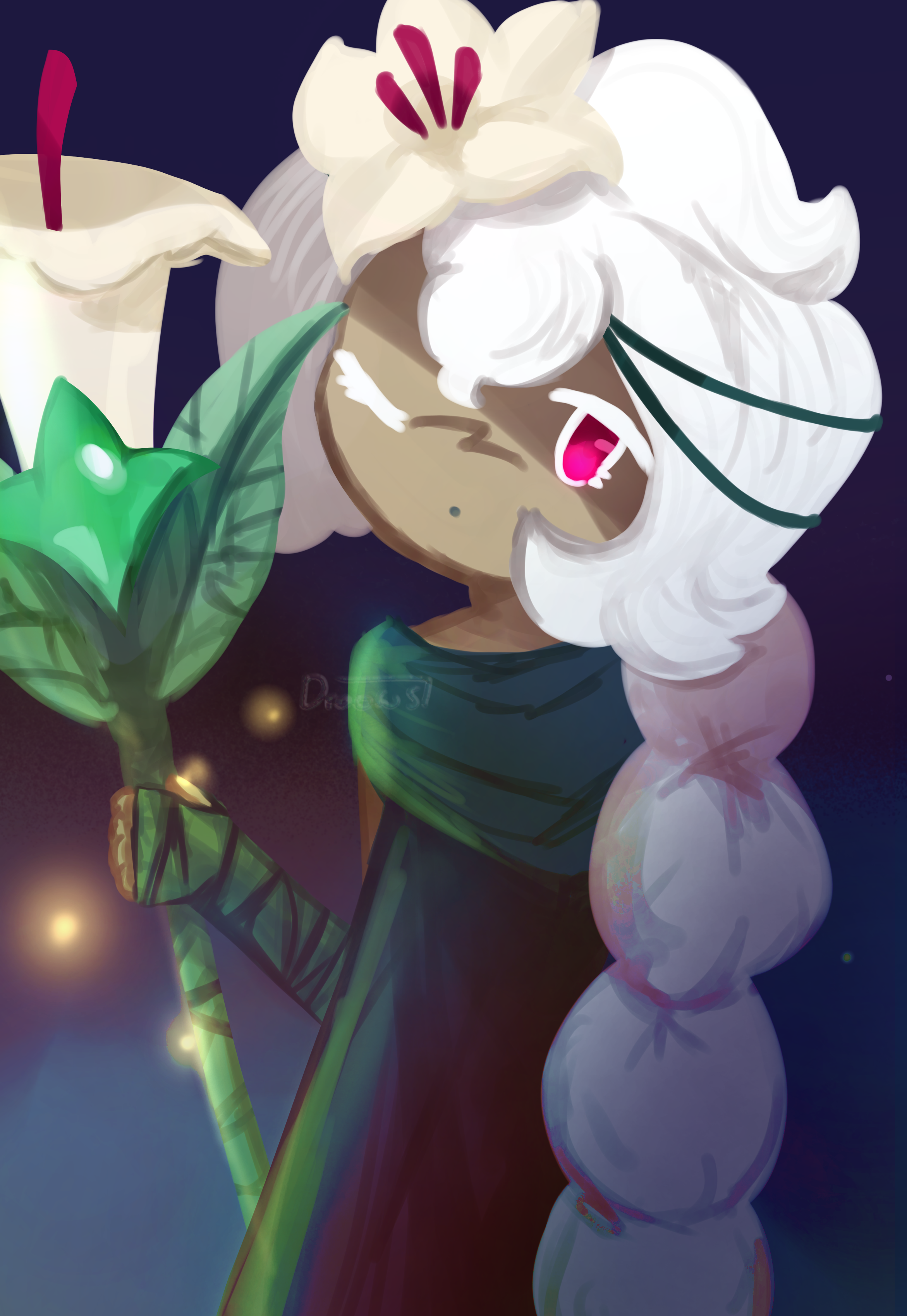 ~A gentle white flower~ - ibisPaint