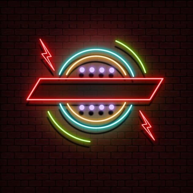 live stream background with title banner