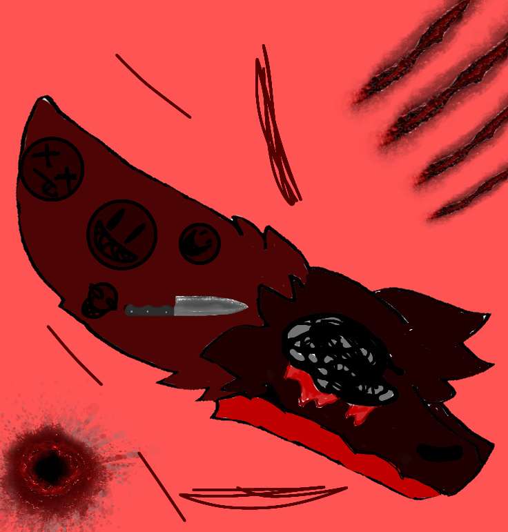 a random dragon puppet idea - ibisPaint