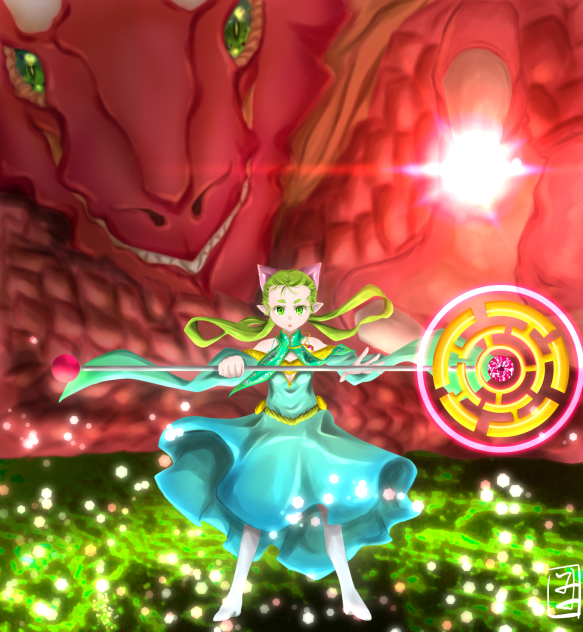 魔導師見習いと竜
