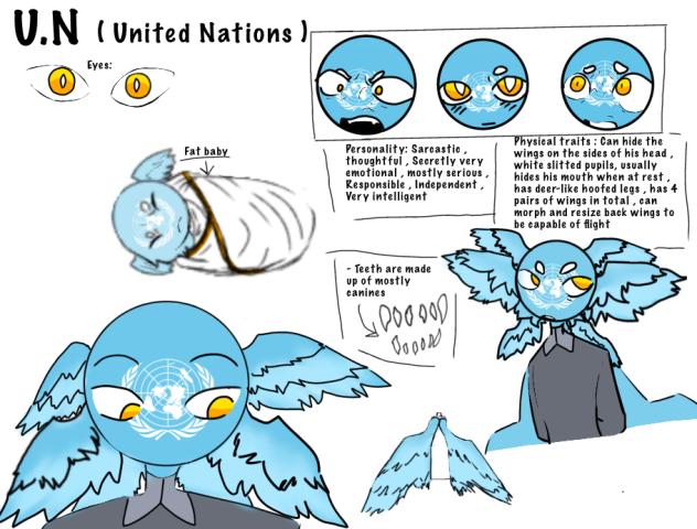 U.N design ( Countryhumans )