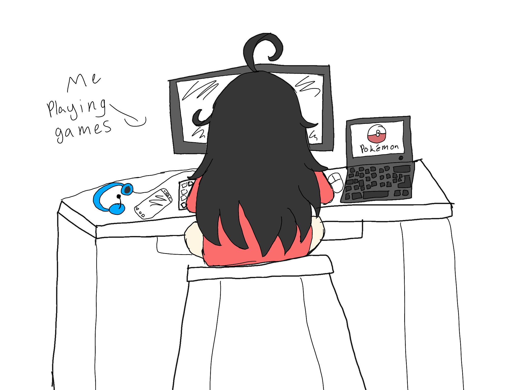 When I play games lol - ibisPaint