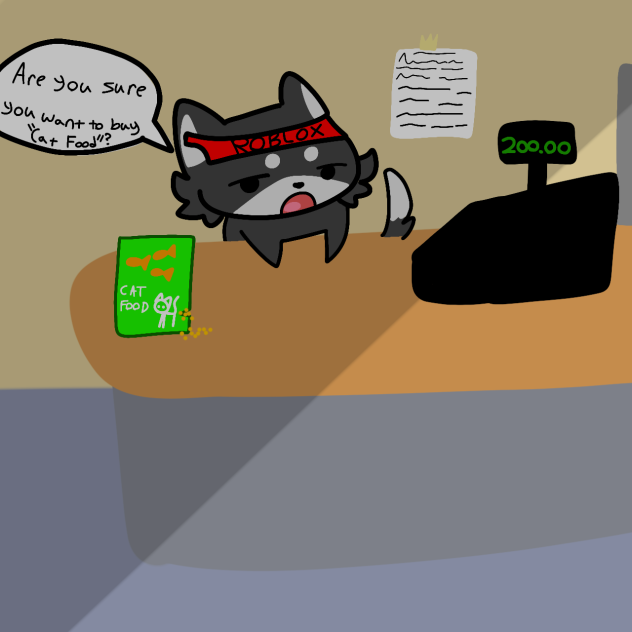 Cat Cashier (Mayonneise)