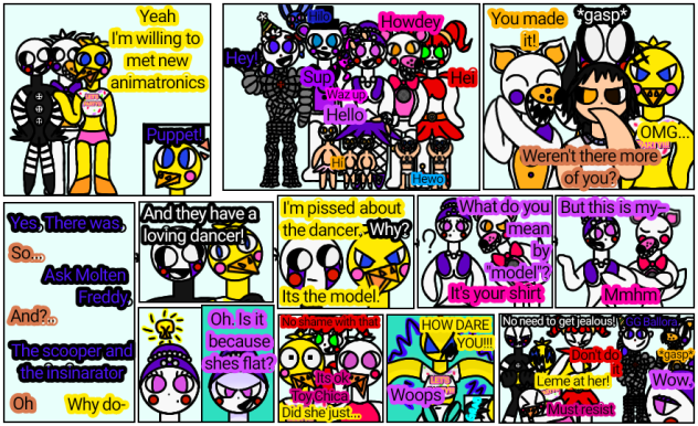 No need to get jealous. .FNaF fan comic.