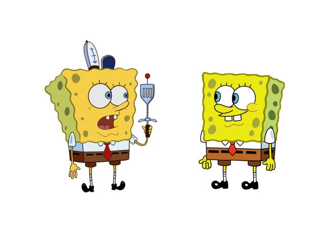 spongebob timeline twist-up redraw
