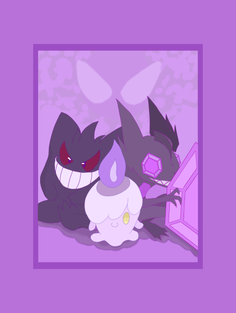 ポケモン(ゲンガー、ヤミラミ、ヒトモシ)