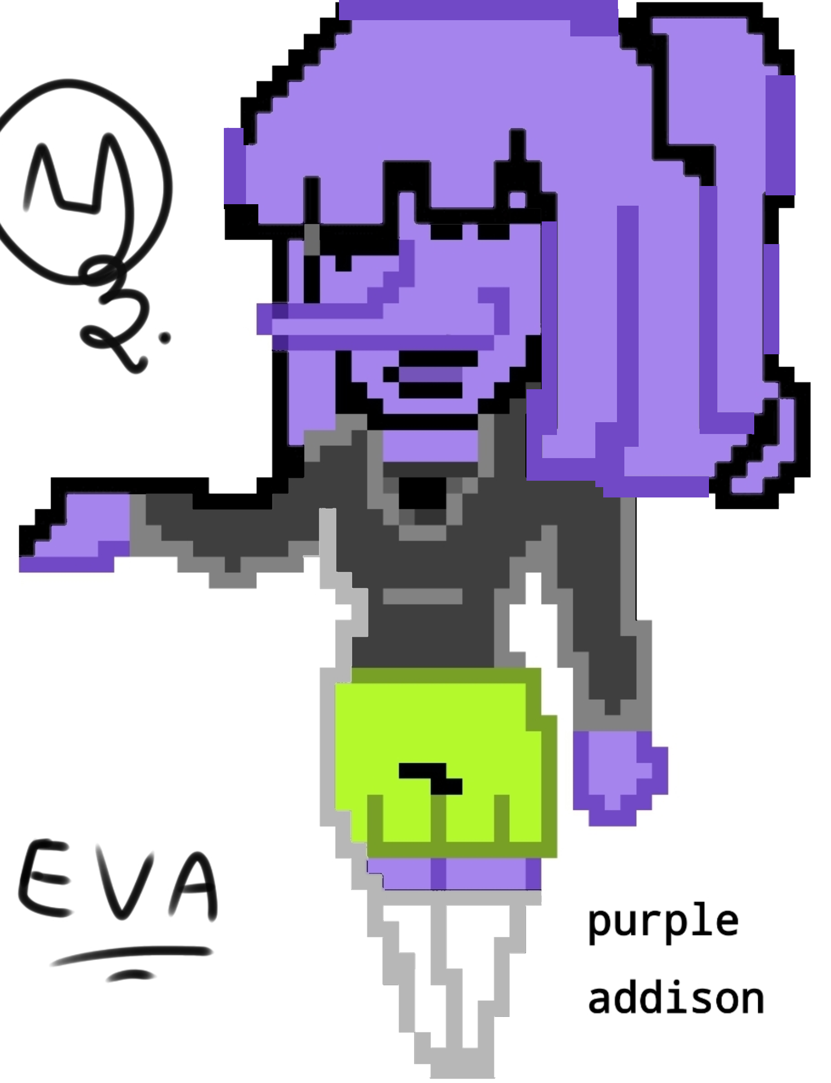 purple addison oc - ibisPaint