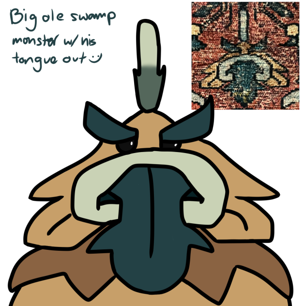 Day 3 - Drawing Things I See In Carpets