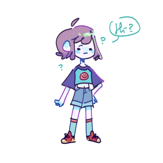 blue