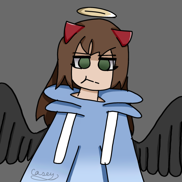 My oc with wings (black)