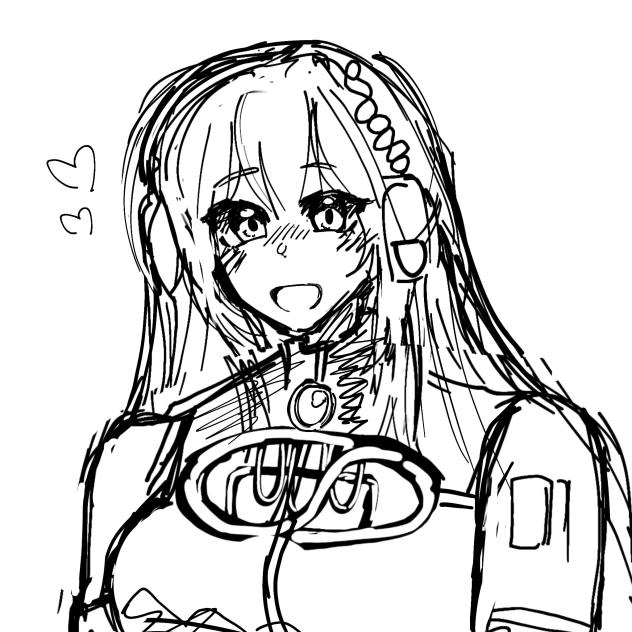 A silly megurine luka doodle
