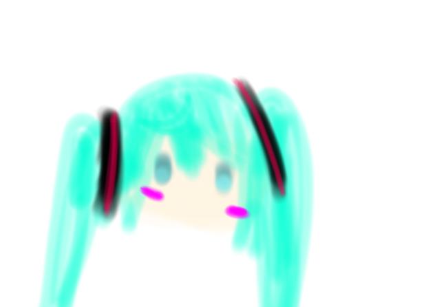 ミク落書き