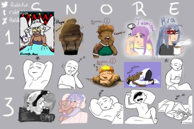 sleeping poses