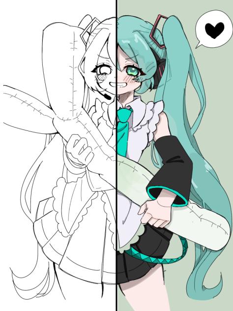 Asamiさんの線画です！