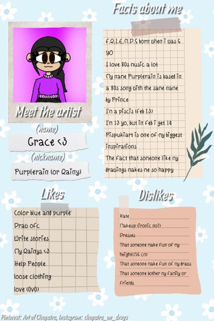 Meet the artist, wait, i'm the artist!