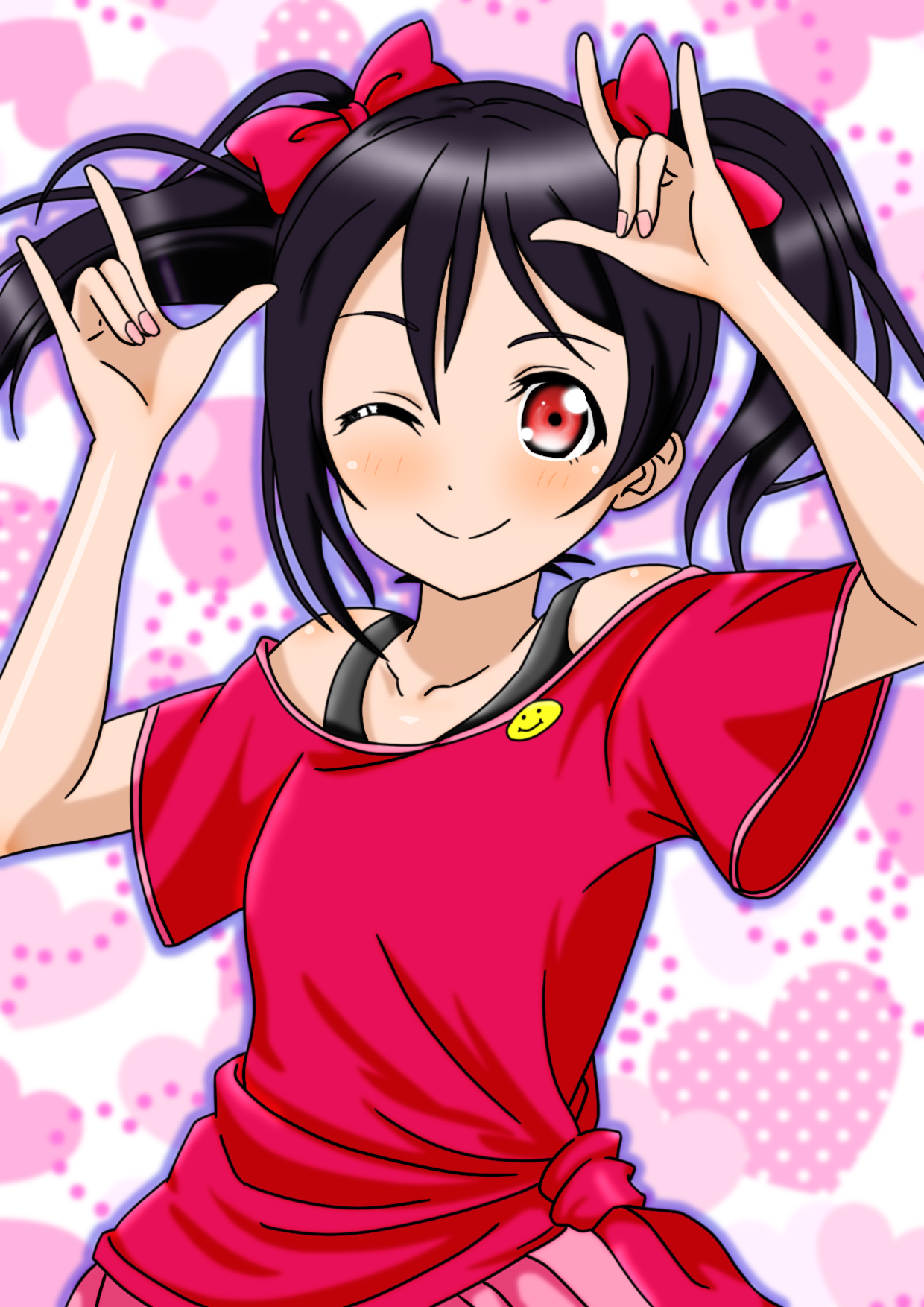 にこにこにー 元ネタ Card: [にっこにっこにー] 矢澤にこ ラブライブ