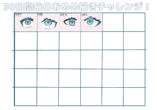 目描くやつ4日目