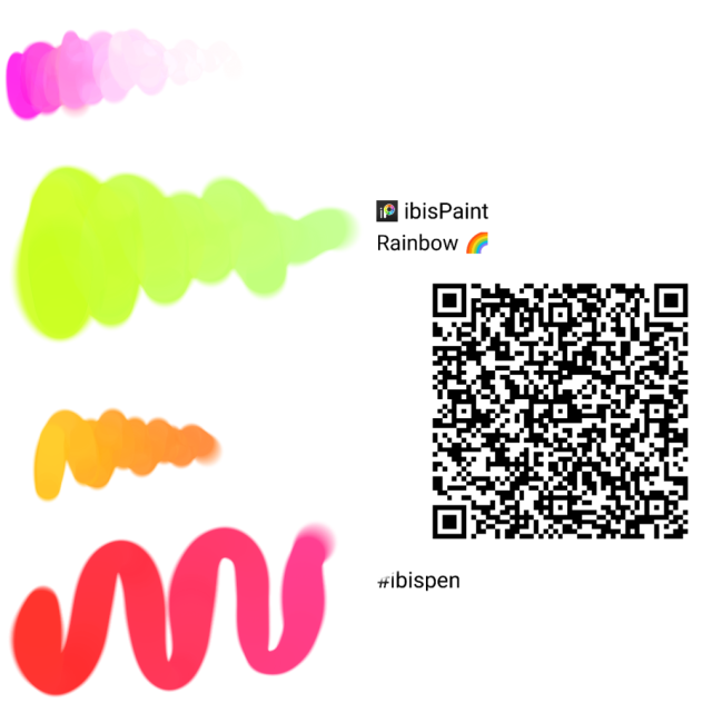 Rainbow brush ibisPaint
