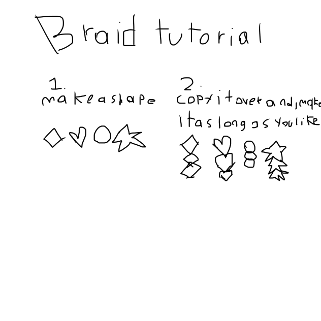 Braid tutorial - ibisPaint