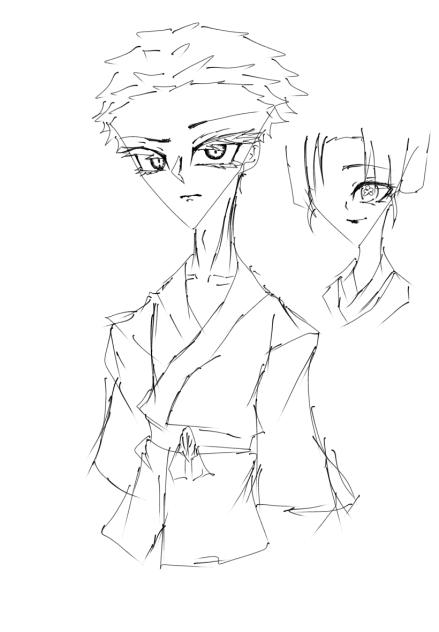 真顔の方が似合うことがわかりました。