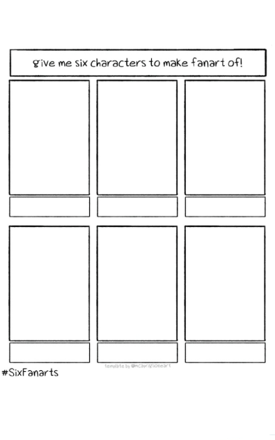 6 fanart challenge