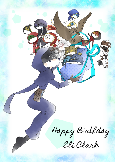 イライ誕イラスト
