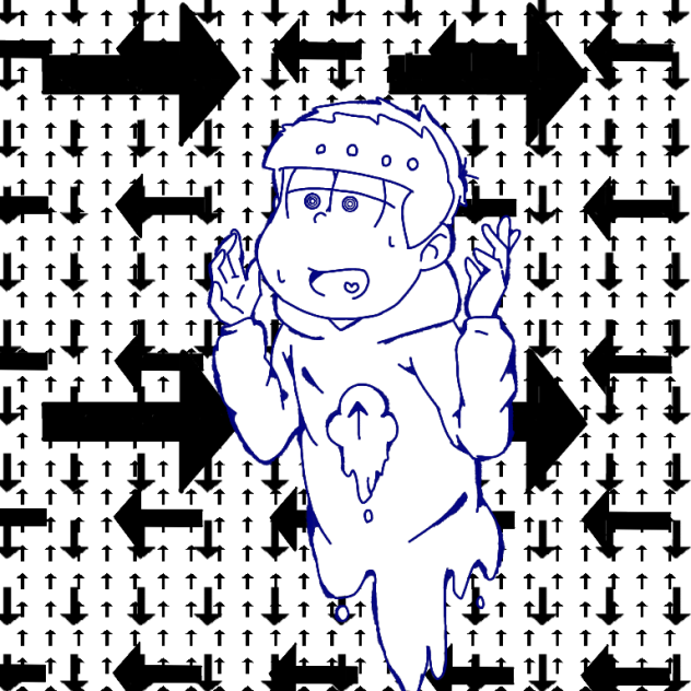 おそ松さん・塗り絵・(ニートを卒業出来るコマンドがあるらしい)