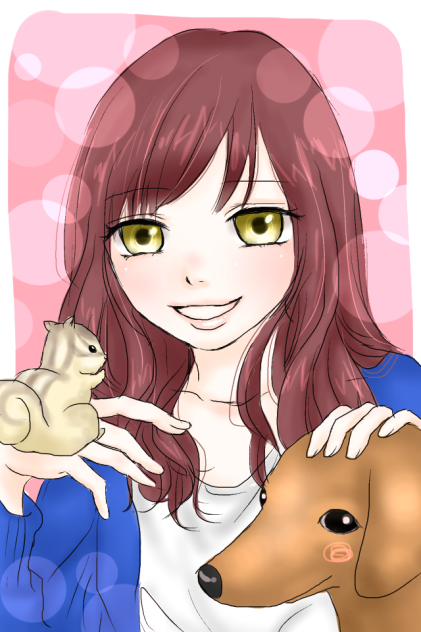 私と犬とリスと