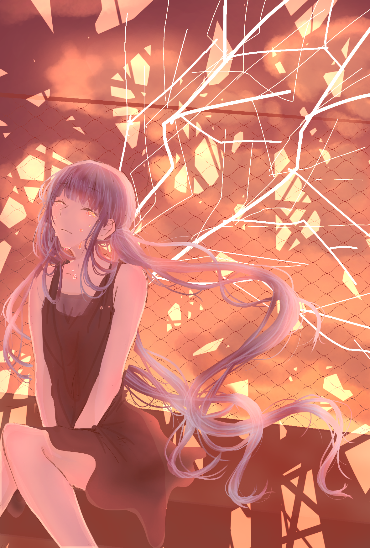 夜明けと蛍 ibisPaint