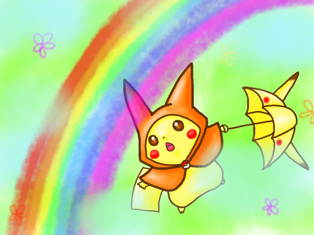 かっぱピカチュウ