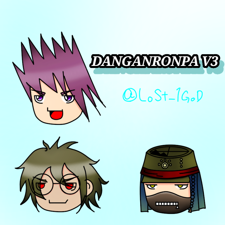ダンガンロンパv3 ゆっくり風の真宮寺と獄原と百田 Ibispaint ダンガンロンパv3 ゆっくり風の真宮寺と獄原と百田 Ibispaint
