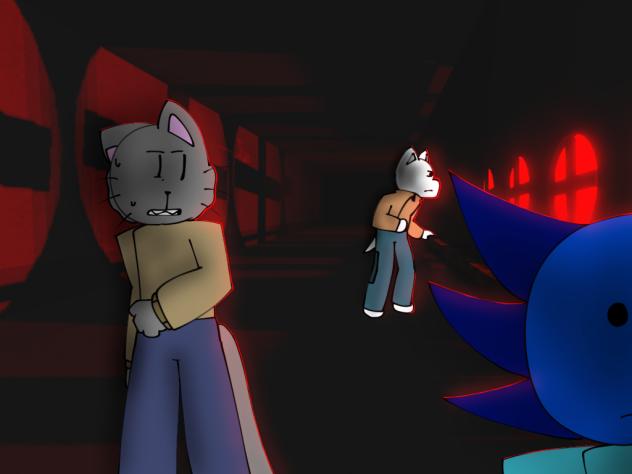 Stuck with each other through 700 rooms
