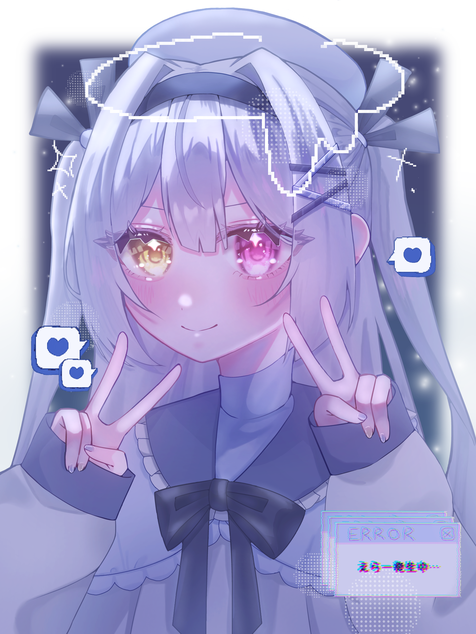 💙🖤🤍 - ibisPaint