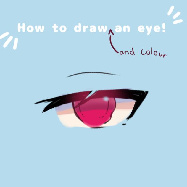 How to draw eyes