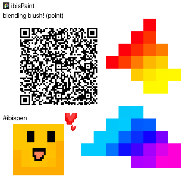 Blending brush! (point) ibisPaint