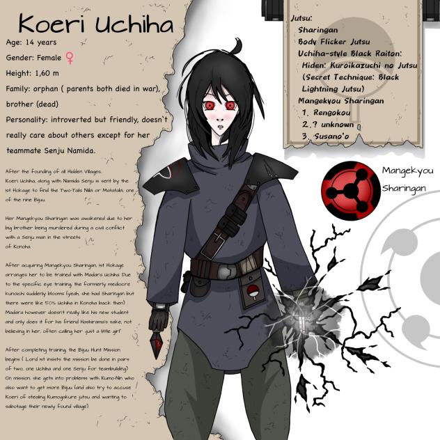 My Naruto OC - KOERI UCHIHA