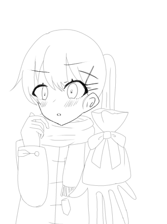 塗り絵5　はい...プレゼント。