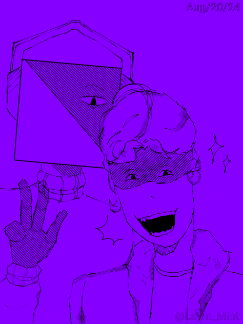 zhovto virus #2 purple ver