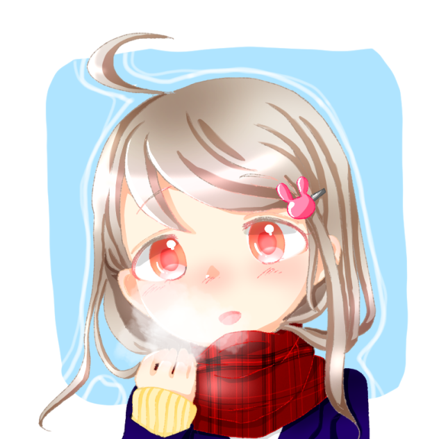 マフラーの女の子