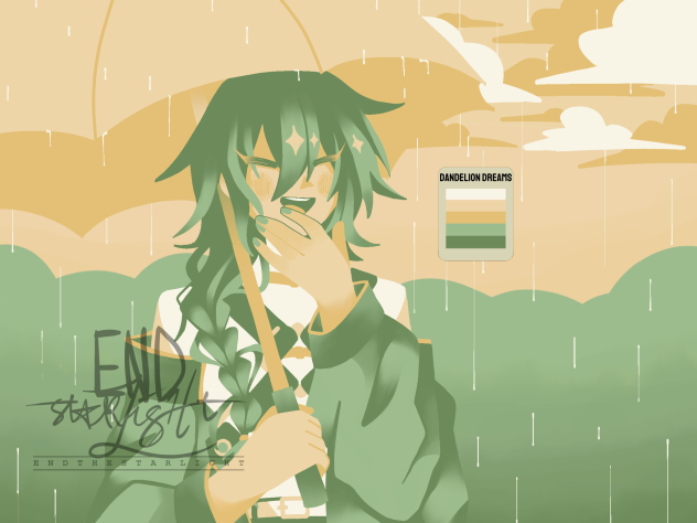 this guy's ready for rain tho