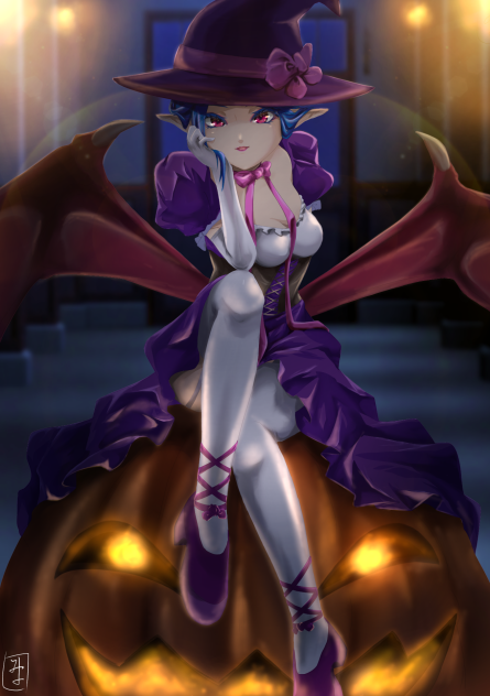 メイドさんとハロウィン衣装