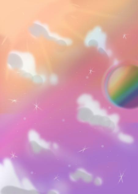 背景素材　ファンタジーな空