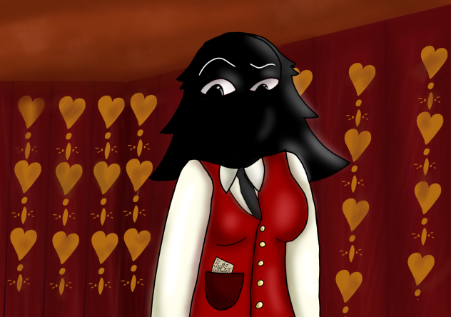 Weird bartender woman